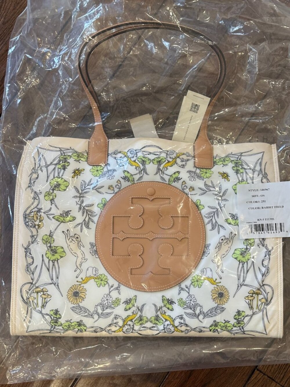 NWT Tory Burch Rabbit Fields tote